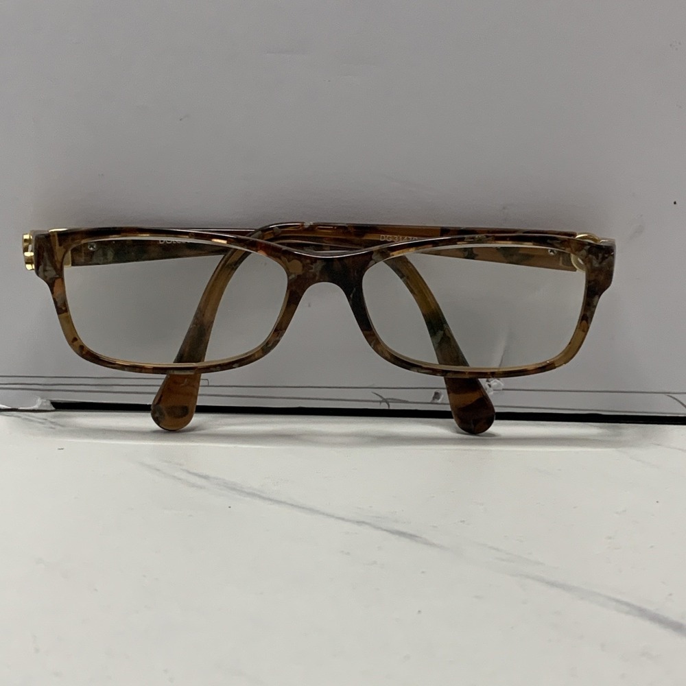 Dolce & Gabbana Tortoise Gold Rectangular Eyeglasses DG3147P 2550 53 16 135